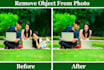 do photo editing, add remove object from photo