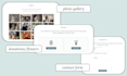 design personal website for funeral, memorial, celebration of life