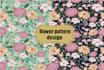 create seamless  pattern of fabric textile floral prints