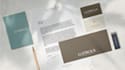 design business card and stationery