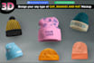 create stunning 3d cap, hat, beanie mockups with your logo