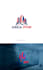 create flat modern minimalist logo design