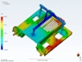 do an injection mold plastic part with dfm and mold flow analysis