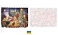 draw unique jigsaw puzzle die cutting scheme with whimsy