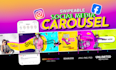 design carousel post for instagram, linkedin, facebook, social media posts