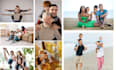 design video collage , split screen , video grid effect