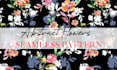 design seamless pattern textile prints abstract flowers