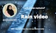 create 10 hours black screen rain and thunder rain video