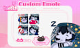 create custom anime twitch emotes or sub badges