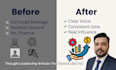 write SEO optimized thought leadership articles for tech founders