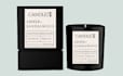do minimal, luxury candle logo and candle label design