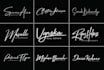do handwritten calligraphy initial elegant signature logo