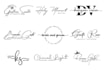 design signature handwriting scripted cursive handwritten logo