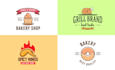 design customized food, cafe, bakery and restaurant logo