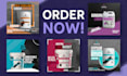 design awesome product social media posts and banners