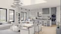create awasome kitchen, living room