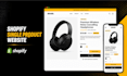 create a high converting shopify single product store