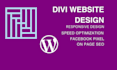 create responsive wordpress website using divi theme or divi builder