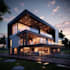 design modern 3d house render for you