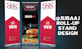 create youtube banner design, web banner and roll up banner ads design