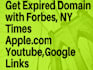 find super expired domains having DR da 90 links