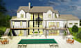 make your exterior house design, 3d rendering