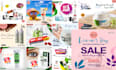 design creative social media, post, banner ads