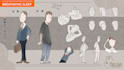 design cartoon style characters for animation and games