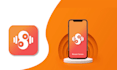 design flat app icon for android and ios