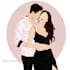 draw a flat vector portrait on your photo