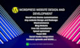 responsive wordpress website design and development