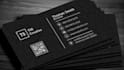 create minimalist luxury business card and logo design