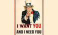 replace the captions on einstein, uncle sam and quaker guy photos with ur photos