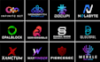 do modern tech startup software crypto and app logo design
