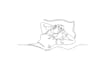 draw unique one line art, minimalist line art, illustration