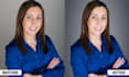 do professional business headshot retouch and skin retouch