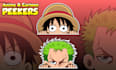draw anime cartoon peeker sticker for merch or webstore