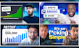 design viral high CTR youtube thumbnails for real estate podcast and travel