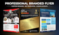 design a professional branded flyer for your business or event