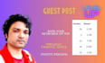 build quality SEO backlinks guest post dofollow links