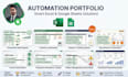 automate excel or google sheets with formulas and dashboards