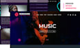 create a music website for artists, producers, bands, customization wordpress