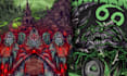 draw dark art, fantasy, horror character and illustration