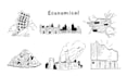 do simple hand drawn icons, doodle art, and t shirt illustrations