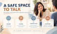 your supportive listener and provide a safe space to talk