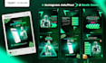 design 12 attractive instagram post, facebook, creative ads