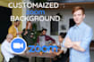 design zoom virtual background