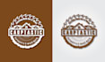 design carpentry woodwork and wood craft logo