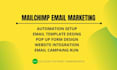 design mailchimp email template and mailchimp campaign setup