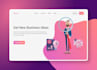 design clean and modern website UI and interactive prototype